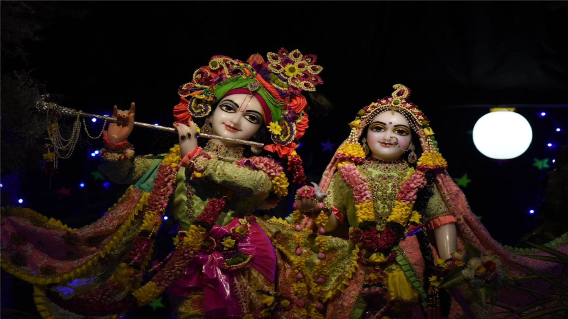 Sri Sri Radha Krishna Deity Darshan - ISKCON Mysore